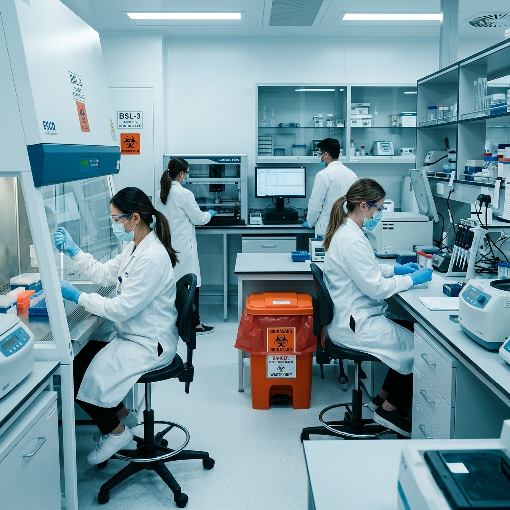 Gestión de residuos de bioseguridad en laboratorios